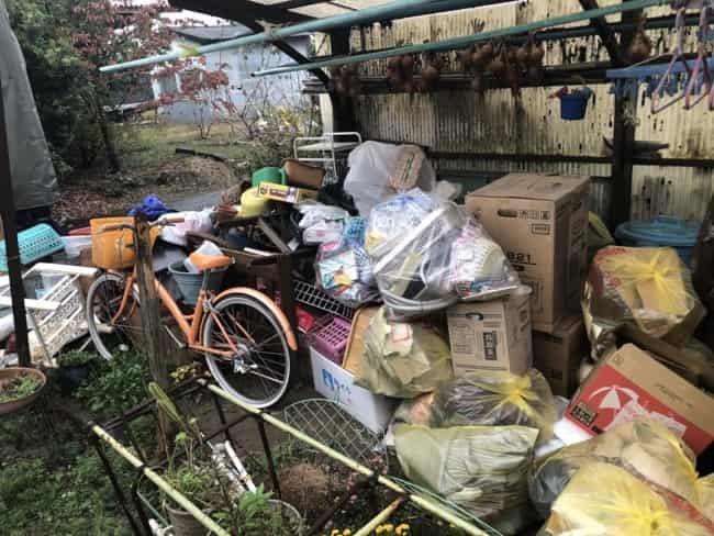 稲沢市Y様の断捨離ゴミや廃品と粗大ゴミの処分画像